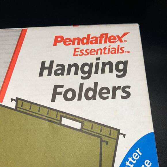 38 Pendaflex Essentials Hanging Folders Letter Size Green w/ Tabs & inserts - Picture 3 of 6